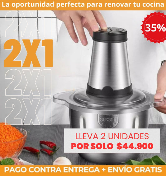 PICADORA DE VERDURAS ELECTRICA: 🥕TUS MEJORES RECETAS EN SEGUNDOS🔪